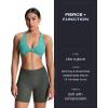 imageAoxjox Trinity Workout Biker Shorts for Women Tummy Control High Waisted Exercise Athletic Gym Running Yoga Short 6quotDeep Depths Marl