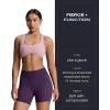imageAoxjox Trinity Workout Biker Shorts for Women Tummy Control High Waisted Exercise Athletic Gym Running Yoga Short 6quotDeep Purple Marl