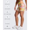imageAoxjox Trinity Workout Biker Shorts for Women Tummy Control High Waisted Exercise Athletic Gym Running Yoga Short 6quotFlower Print