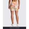 imageAoxjox Trinity Workout Biker Shorts for Women Tummy Control High Waisted Exercise Athletic Gym Running Yoga Short 6quotFlower Print