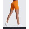 imageAoxjox Trinity Workout Biker Shorts for Women Tummy Control High Waisted Exercise Athletic Gym Running Yoga Short 6quotHoney Ginger