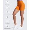 imageAoxjox Trinity Workout Biker Shorts for Women Tummy Control High Waisted Exercise Athletic Gym Running Yoga Short 6quotHoney Ginger