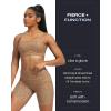 imageAoxjox Trinity Workout Biker Shorts for Women Tummy Control High Waisted Exercise Athletic Gym Running Yoga Short 6quotIced Coffee Dot Print