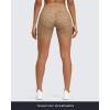 imageAoxjox Trinity Workout Biker Shorts for Women Tummy Control High Waisted Exercise Athletic Gym Running Yoga Short 6quotIced Coffee Dot Print