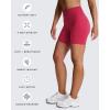 imageAoxjox Trinity Workout Biker Shorts for Women Tummy Control High Waisted Exercise Athletic Gym Running Yoga Short 6quotLove Potion