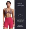 imageAoxjox Trinity Workout Biker Shorts for Women Tummy Control High Waisted Exercise Athletic Gym Running Yoga Short 6quotLove Potion