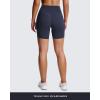imageAoxjox Trinity Workout Biker Shorts for Women Tummy Control High Waisted Exercise Athletic Gym Running Yoga Short 6quotNavy