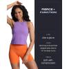 imageAoxjox Trinity Workout Biker Shorts for Women Tummy Control High Waisted Exercise Athletic Gym Running Yoga Short 6quotOrange