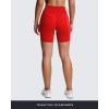 imageAoxjox Trinity Workout Biker Shorts for Women Tummy Control High Waisted Exercise Athletic Gym Running Yoga Short 6quotRacing Red