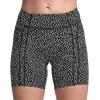 imageAoxjox Trinity Workout Biker Shorts for Women Tummy Control High Waisted Exercise Athletic Gym Running Yoga Short 6quotScrunch 20 Black Dot Print