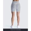 imageAoxjox Trinity Workout Biker Shorts for Women Tummy Control High Waisted Exercise Athletic Gym Running Yoga Short 6quotWhite Dot Print