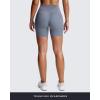 imageAoxjox Trinity Workout Biker Shorts for Women Tummy Control High Waisted Exercise Athletic Gym Running Yoga Short 6quotWinds Grey Marl