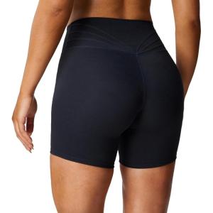 imageAoxjox Trinity Workout Biker Shorts for Women Tummy Control High Waisted Exercise Athletic Gym Running Yoga Short 6quotBlack Marl