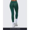imageAoxjox Workout Seamles Leggings for Women High Waisted Hidden Scrunch Tummy Control Gym Yoga Pants 23quotEden Green