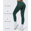 imageAoxjox Workout Seamles Leggings for Women High Waisted Hidden Scrunch Tummy Control Gym Yoga Pants 23quotEden Green