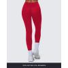 imageAoxjox Workout Seamles Leggings for Women High Waisted Hidden Scrunch Tummy Control Gym Yoga Pants 23quotLipstick Red