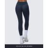 imageAoxjox Workout Seamles Leggings for Women High Waisted Hidden Scrunch Tummy Control Gym Yoga Pants 23quotNaval Blue