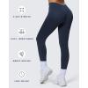 imageAoxjox Workout Seamles Leggings for Women High Waisted Hidden Scrunch Tummy Control Gym Yoga Pants 23quotNaval Blue