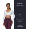 imageAoxjox Workout Seamles Leggings for Women High Waisted Hidden Scrunch Tummy Control Gym Yoga Pants 23quotVenom Purple