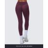 imageAoxjox Workout Seamles Leggings for Women High Waisted Hidden Scrunch Tummy Control Gym Yoga Pants 23quotVenom Purple