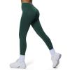 imageAoxjox Workout Seamles Leggings for Women High Waisted Hidden Scrunch Tummy Control Gym Yoga Pants 23quotEden Green