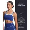 imageAoxjox Womens Workout Sports Bras Double Layer Training Fitness Running Yoga Crop Tank TopBellwether BlueAiry Blue