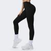 imageAoxjox High Waisted Workout Breeze Leggings for Women Tummy Control Buttery Soft Yoga Pants 24quot26quot28quotBlack