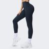 imageAoxjox High Waisted Workout Breeze Leggings for Women Tummy Control Buttery Soft Yoga Pants 24quot26quot28quotBlueberry
