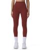imageAoxjox High Waisted Workout Breeze Leggings for Women Tummy Control Buttery Soft Yoga Pants 24quot26quot28quotBurgundy