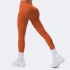 imageAoxjox High Waisted Workout Breeze Leggings for Women Tummy Control Buttery Soft Yoga Pants 24quot26quot28quotEarthy Brown