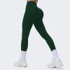 imageAoxjox High Waisted Workout Breeze Leggings for Women Tummy Control Buttery Soft Yoga Pants 24quot26quot28quotForest Green