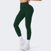 imageAoxjox High Waisted Workout Breeze Leggings for Women Tummy Control Buttery Soft Yoga Pants 24quot26quot28quotForest Green