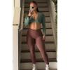 imageAoxjox Long Sleeve Crop Tops for Women Sienna Twist Deep V Workout Cropped T Shirt TopSage Green