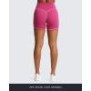 imageAoxjox Lexi Lined Workout Biker Shorts for Women Tummy Control High Waisted Exercise Athletic Gym Running Yoga Short 6quotBaton RedMauve