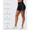 imageAoxjox Lexi Lined Workout Biker Shorts for Women Tummy Control High Waisted Exercise Athletic Gym Running Yoga Short 6quotBlackMink