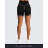 imageAoxjox Lexi Lined Workout Biker Shorts for Women Tummy Control High Waisted Exercise Athletic Gym Running Yoga Short 6quotBlackMink