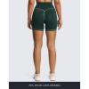 imageAoxjox Lexi Lined Workout Biker Shorts for Women Tummy Control High Waisted Exercise Athletic Gym Running Yoga Short 6quotForest GreenSage Green