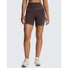 imageAoxjox Lexi Lined Workout Biker Shorts for Women Tummy Control High Waisted Exercise Athletic Gym Running Yoga Short 6quotMulchDriftwood