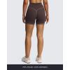 imageAoxjox Lexi Lined Workout Biker Shorts for Women Tummy Control High Waisted Exercise Athletic Gym Running Yoga Short 6quotMulchDriftwood