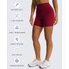 imageAoxjox Siren Workout Biker Shorts for Women Tummy Control High Waisted Hidden Scrunch Athletic Gym Running Yoga Short 6quotRumba Red