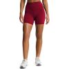 imageAoxjox Siren Workout Biker Shorts for Women Tummy Control High Waisted Hidden Scrunch Athletic Gym Running Yoga Short 6quotRumba Red