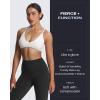 imageAoxjox Workout Breeze Flares Leggings for Women High Waisted Tummy Control Buttery Soft Wide Leg Yoga PantsBlack