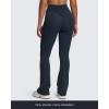 imageAoxjox Workout Breeze Flares Leggings for Women High Waisted Tummy Control Buttery Soft Wide Leg Yoga PantsBlueberry