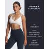 imageAoxjox Workout Breeze Flares Leggings for Women High Waisted Tummy Control Buttery Soft Wide Leg Yoga PantsBlueberry