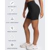 imageAoxjox Workout Kinetic Seamless Shorts for Women Tummy Control High Waisted Hidden Scrunch Athletic Running Yoga Short 6Black
