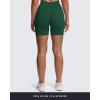 imageAoxjox Workout Kinetic Seamless Shorts for Women Tummy Control High Waisted Hidden Scrunch Athletic Running Yoga Short 6Eden Green