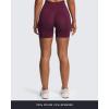 imageAoxjox Workout Kinetic Seamless Shorts for Women Tummy Control High Waisted Hidden Scrunch Athletic Running Yoga Short 6Venom Purple