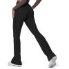 imageAoxjox Flare Leggings for Women Hidden Scrunch Butt Lifting High Waisted Wide Leg Yoga PantsBlack