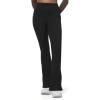 imageAoxjox Flare Leggings for Women Hidden Scrunch Butt Lifting High Waisted Wide Leg Yoga PantsBlack