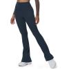 imageAoxjox Flare Leggings for Women Hidden Scrunch Butt Lifting High Waisted Wide Leg Yoga PantsBlueberry
